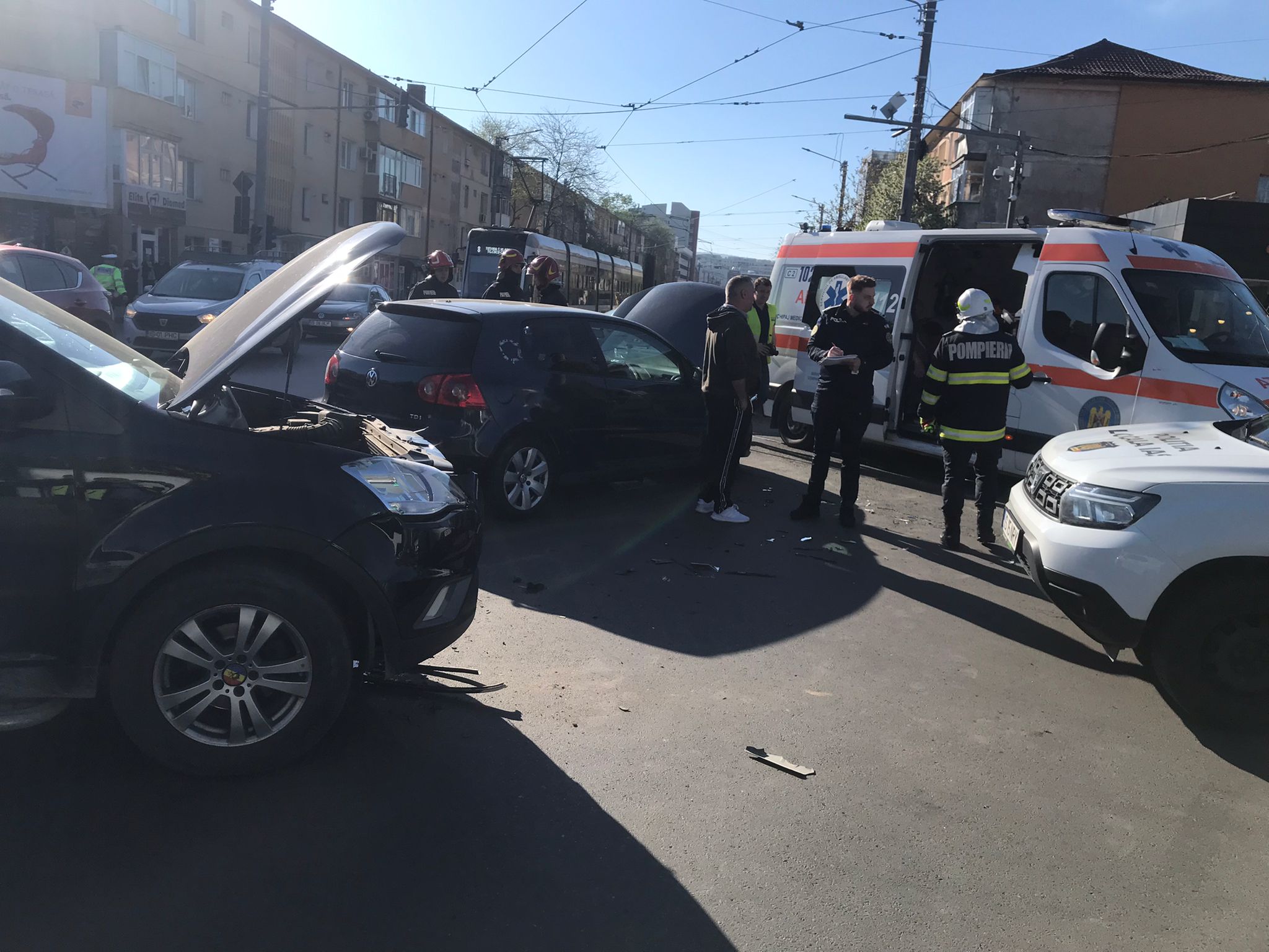 Circula Ie Blocat N Tudor Vladimirescu Din Cauza Unui Accident