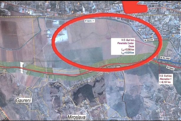 FOTO: Zona dintre cartierul Dacia și Mall Moldova constituie un ”rezervor” de terenuri imobiliare al