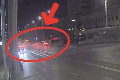 FOTO: Răniții sunt din BMW-ul care circula cu viteză