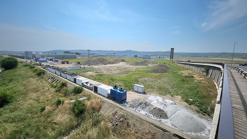 FOTO: Șantierul Ikea Iași este dezolant