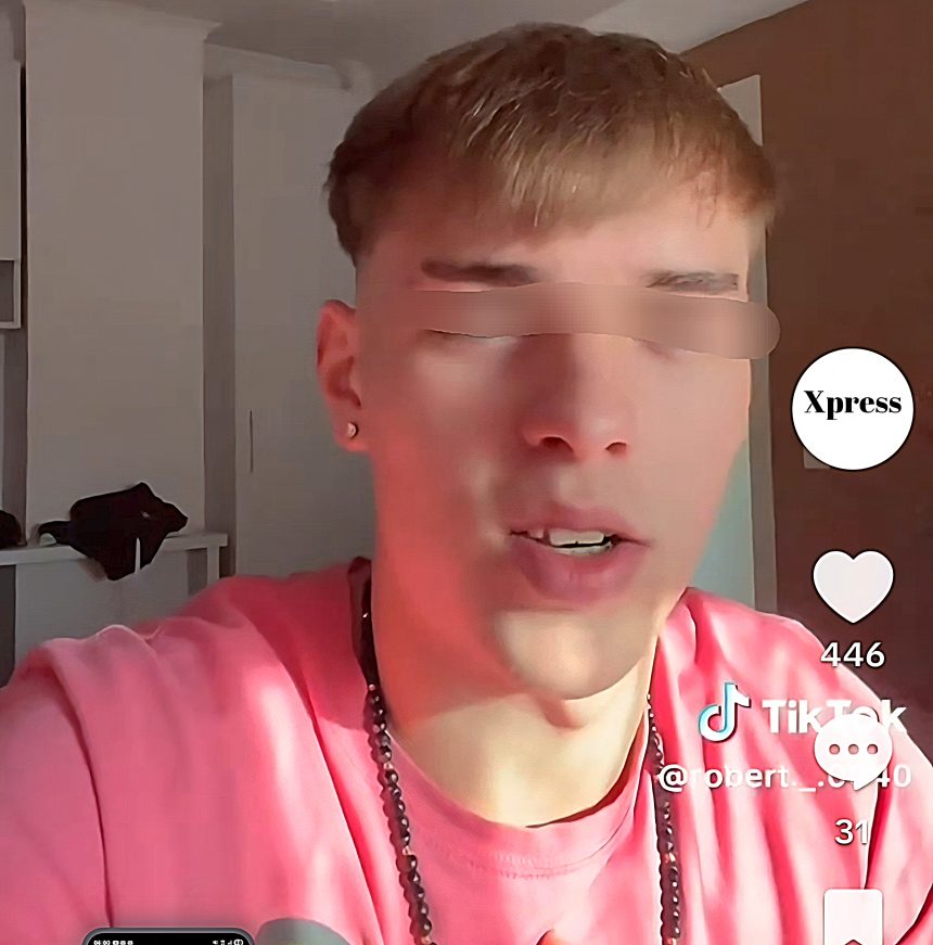 FOTO: Imagine preluată de pe pagina publică de Tik Tok a victimei